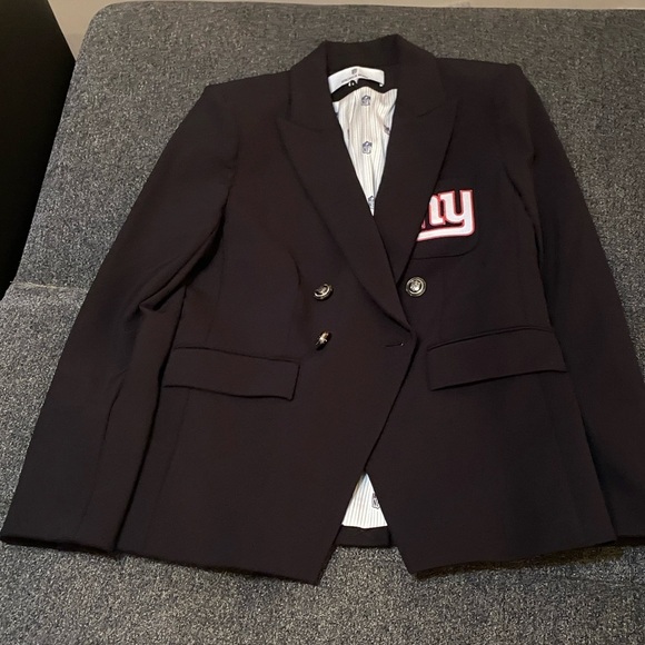Veronica Beard x NFL Dickey Jacket Double-Breasted size 4 no hoodie - Picture 3 of 4